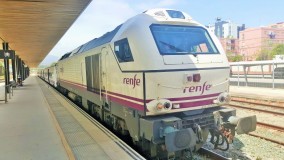 An IC train service has arrived in Algeciras