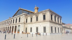 Marseille St Charles station viewed from the terrace, a great area in which to wait for a train
