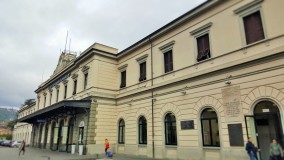 The main station building at La Spezia Centrale