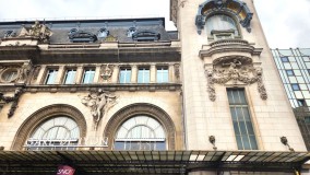 The main street entrance at the front of the Gare De Lyon