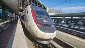 A TGV Duplex train at the Gare De Lyon
