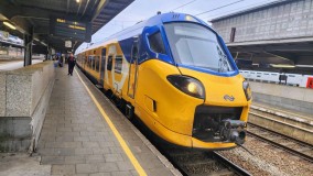 An ECD train has arrived at Bruxelles-Midi