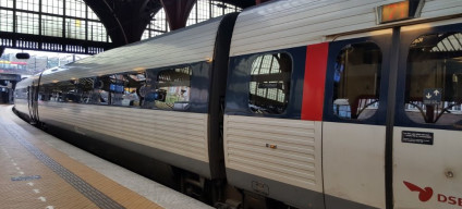 Exterior of an IC3 train - used on most IC train services in Denmark