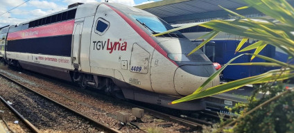 A Lyria train has arrived in Paris