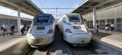 Euromed train services at Valencia Joaquin Sorolla station, which they share with AVE trains