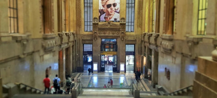 You don't have to use one of the beautiful staircases in Milano Centrale to exit the station or access the trains