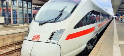 These ICE trains are used on routes between Austria and Germany