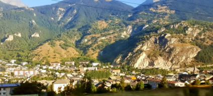 Heading towards Bardonecchia on a TGV to Paris