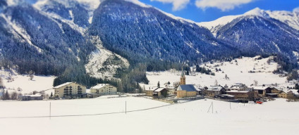 Heading to Tirano on a train from St Moritz