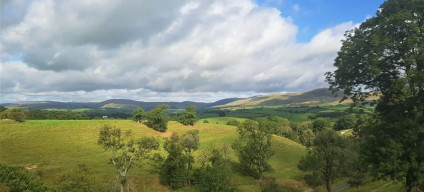 Looking towards The Lake District on a Lancaster to Glasgow journey