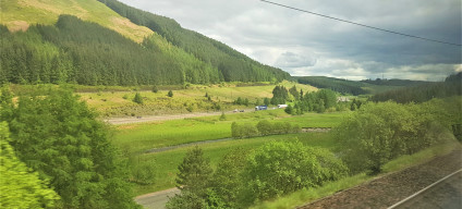 Travelling over Beattock summit north of Carlisle