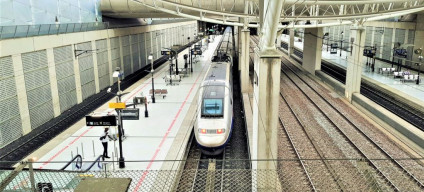 Transfer from plane to TGV train at Paris CDG