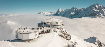 To Piz Gloria on Mt Schilthorn as seen in On Her Majesty's Secret Service