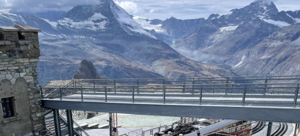 Gornergrat summit is Europe's highest open air station 