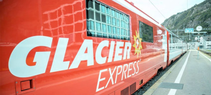 The highlight of this holiday is a winter ride on the Glacier Express