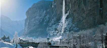 Passing Lauterbrunnen on the Magical Moments holiday