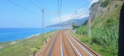 On the train from Rome and Naples to Sicily