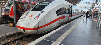 An ICE 4 train in Frankfurt (Main) Hbf