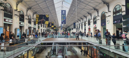 The metro concourse building at Saint-Lazare
