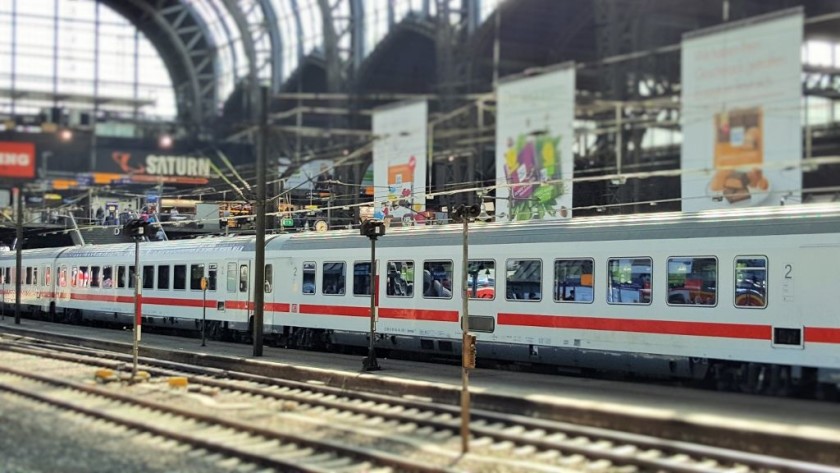 Close up view of DB IC coaches