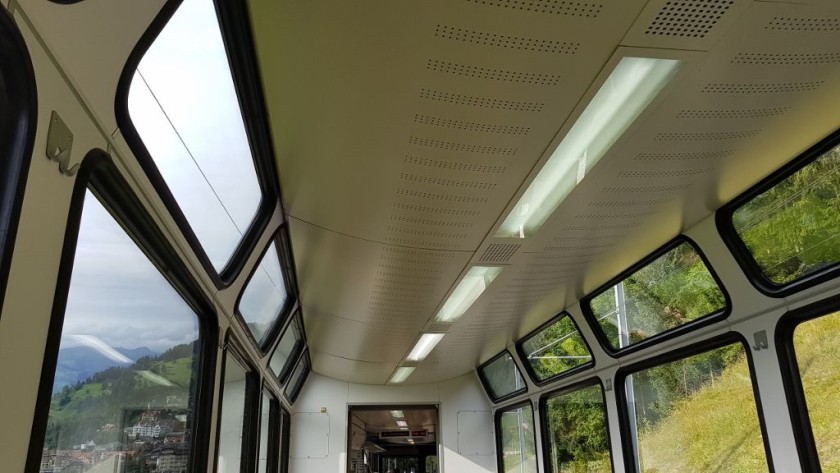 Interior of a newer WAB train