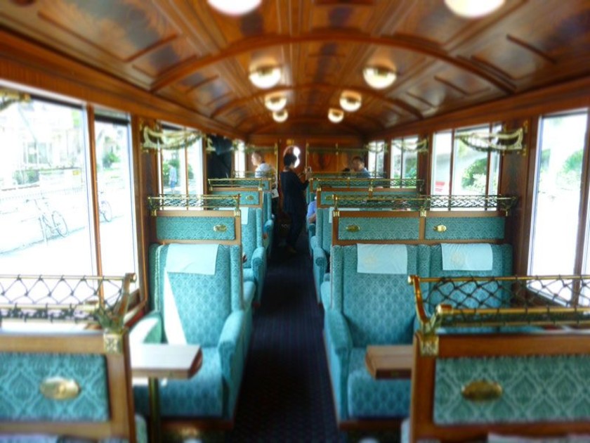 Interior of MOB Belle-Epoque (Classic) train