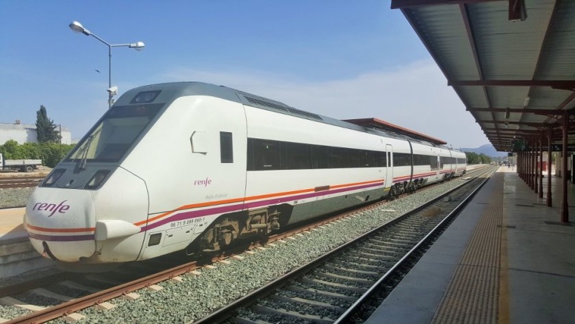 Most trains used for Media-Distancia are comparatively new and smart
