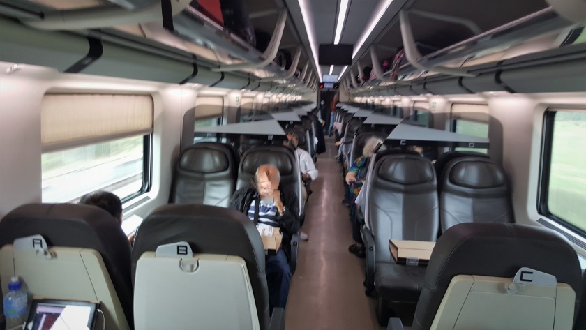 Premium Class on a Frecciarossa train