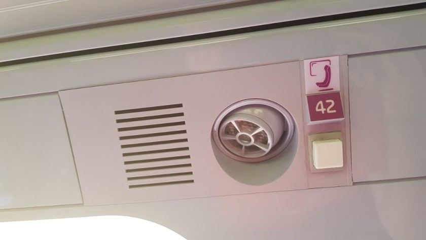 A window seat number