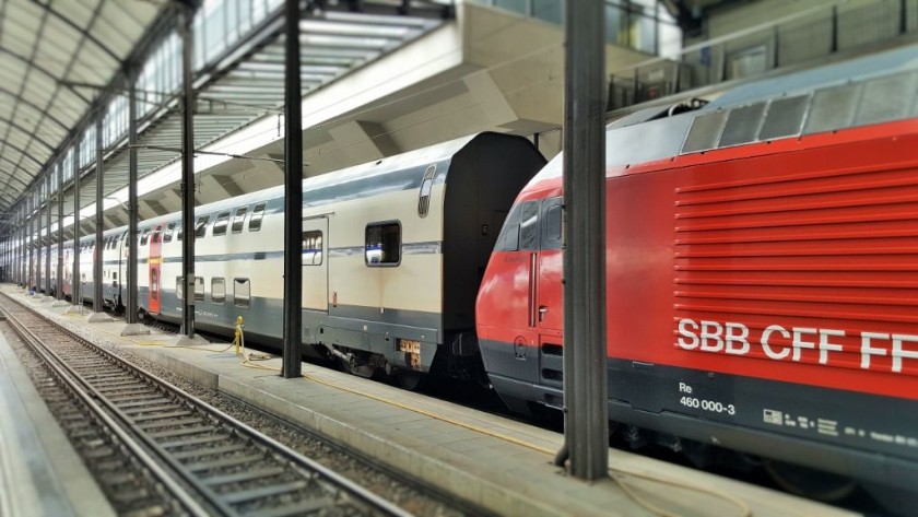 Some IR services in Switzerland use double-decked coaches