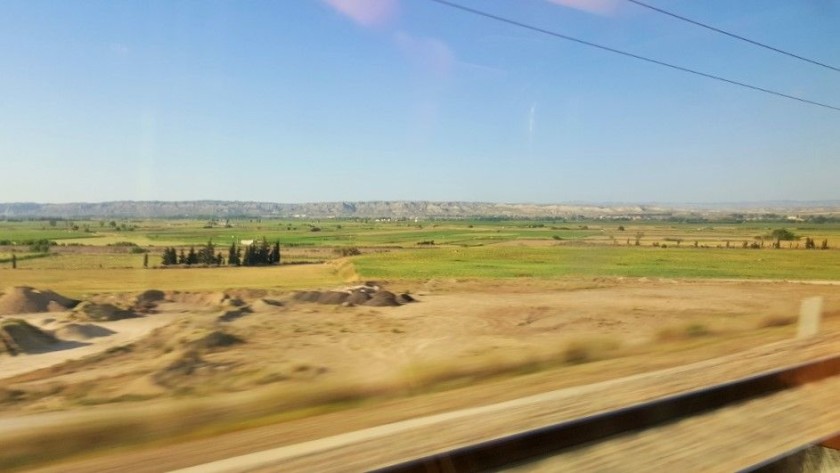 From an AVE train between Madrid And Barcelona
