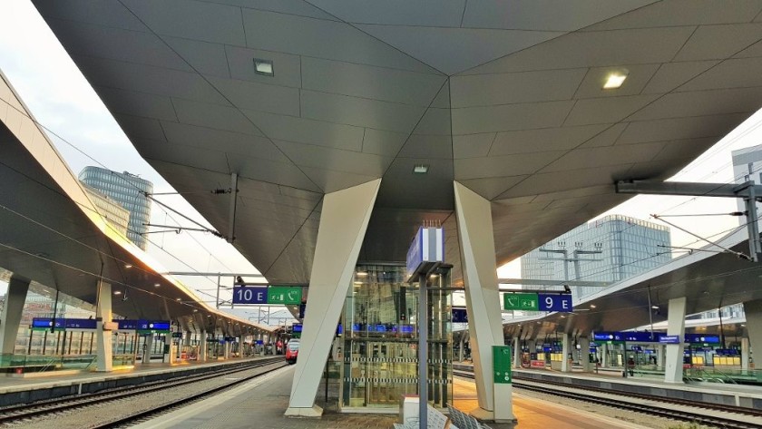While the capital Wien has been provided with a spectacular new station