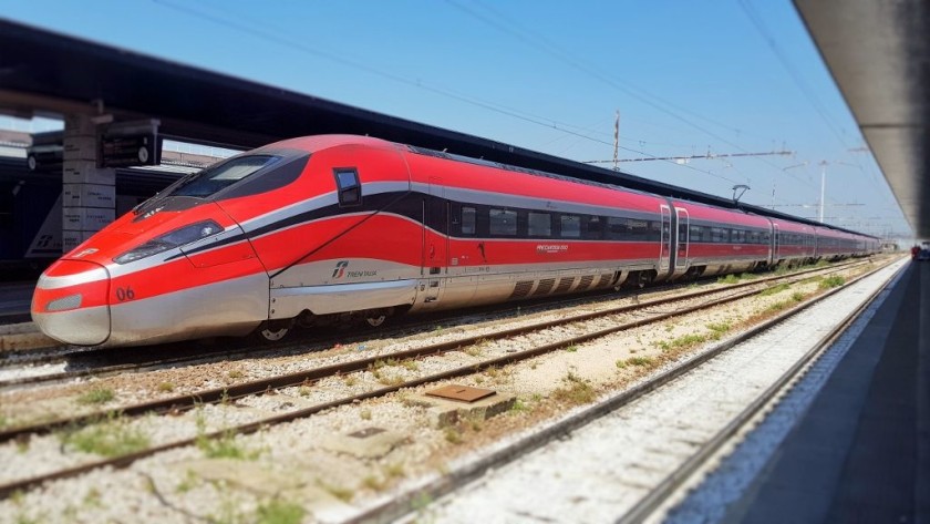 A Trenitalia Frecciarossa 1000 train