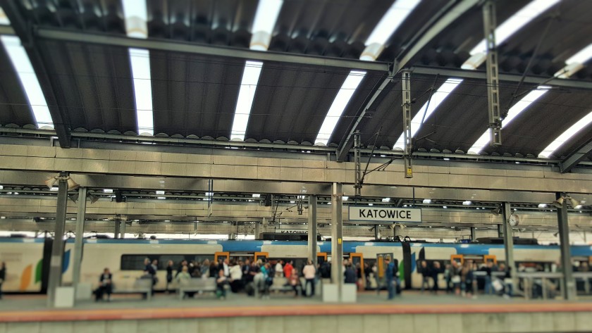 The main station in Katowice is a gateway to Czechia and beyond