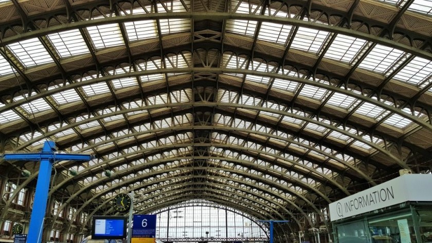 The beautiful roof which spans the main voies/platforms/tracks