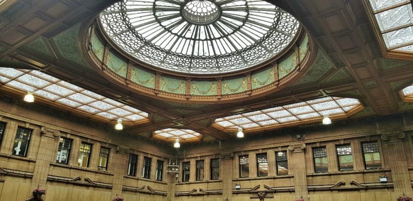 The beautiful ceiling of Europe's grandest station waiting room