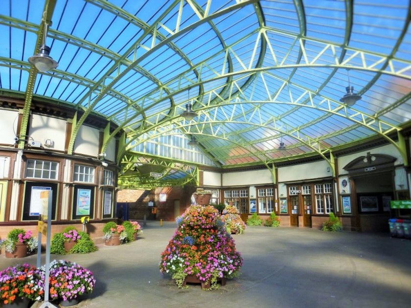 The gorgeous concourse at Wemyss Bay station 