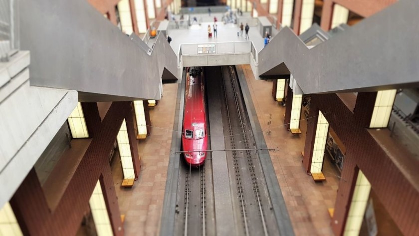 The Thalys hi-speed trains use level -2