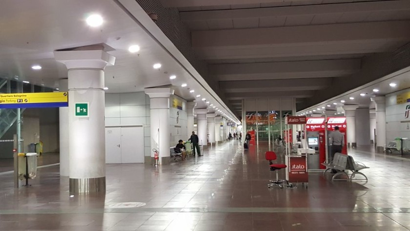 A general view across the enormous AV concourse
