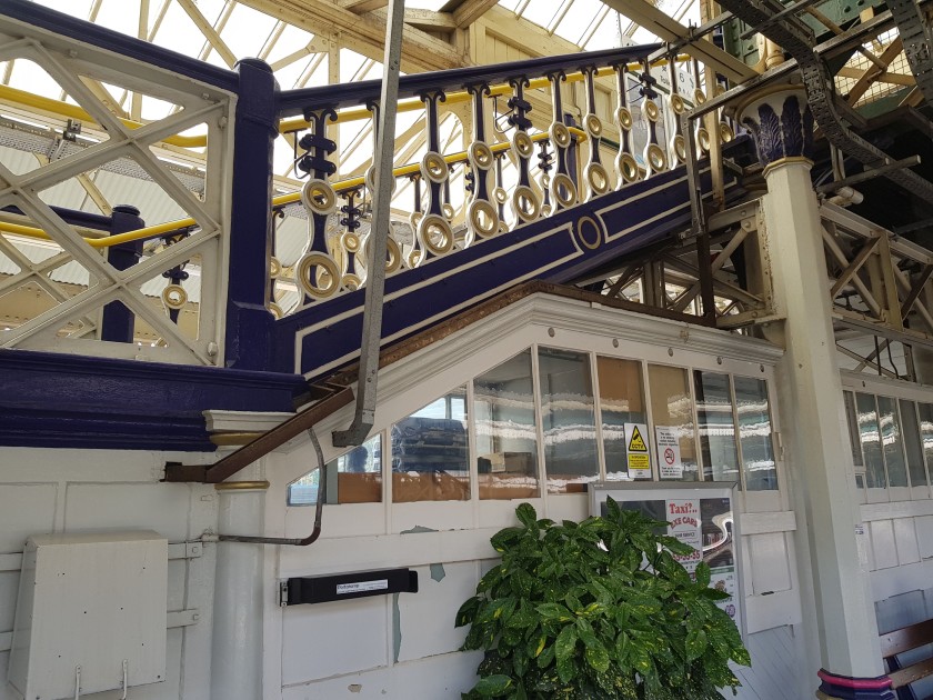 You don't have to use the beautiful staircases to access the trains