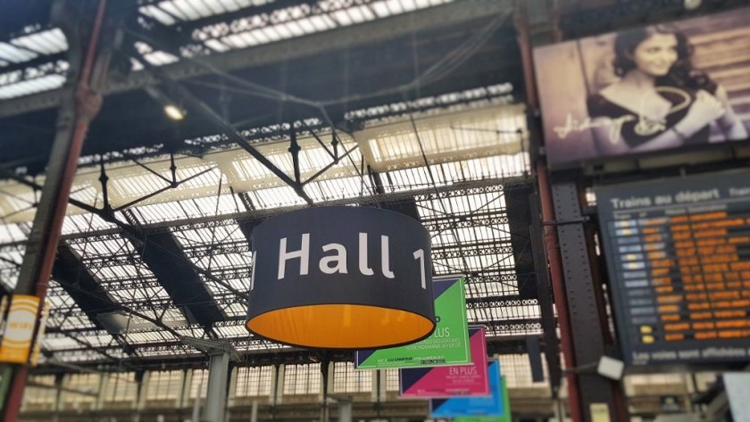 The sign which will let you know you're in Hall 1