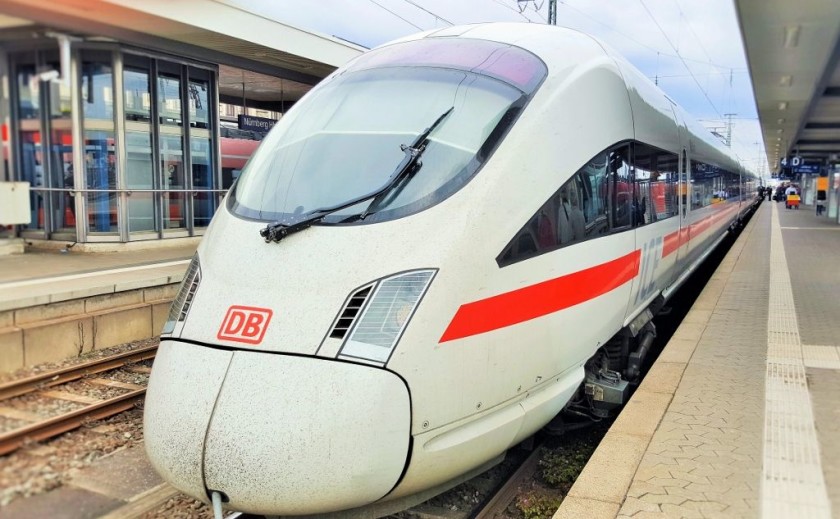These ICE trains are used on routes between Austria and Germany