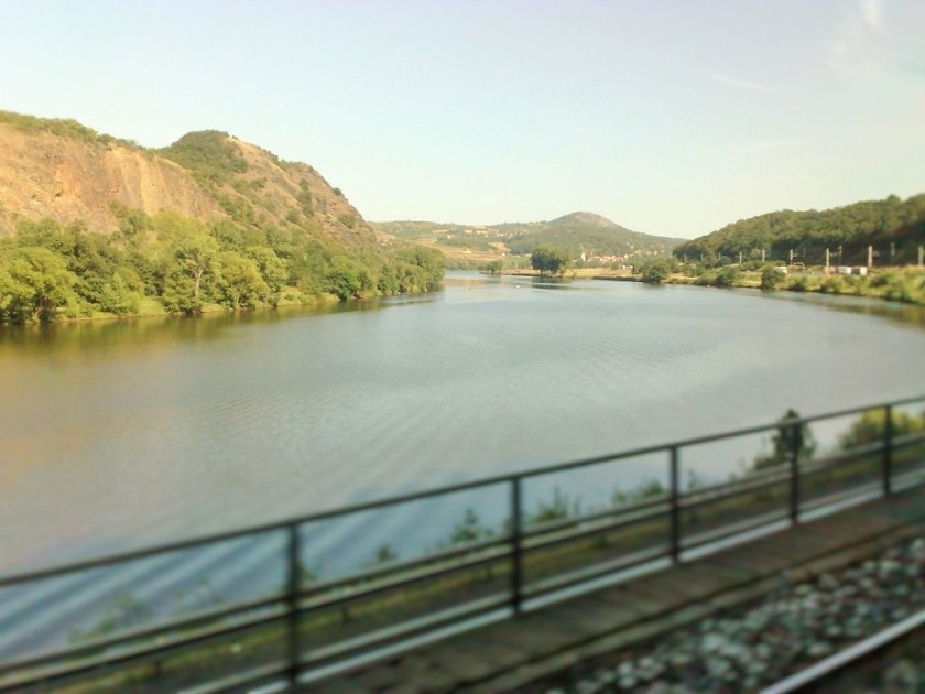 Between Dresden and Prague from the left of the train #3