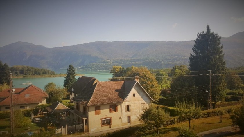 Between Chambery and the high speed line
