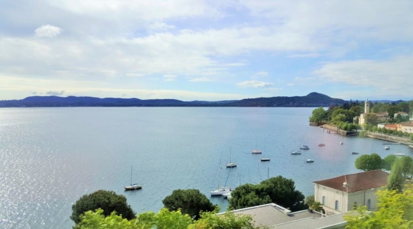 The view of Lake Maggiore