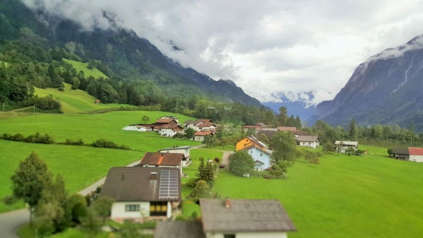 Between Feldkirch and St Anton