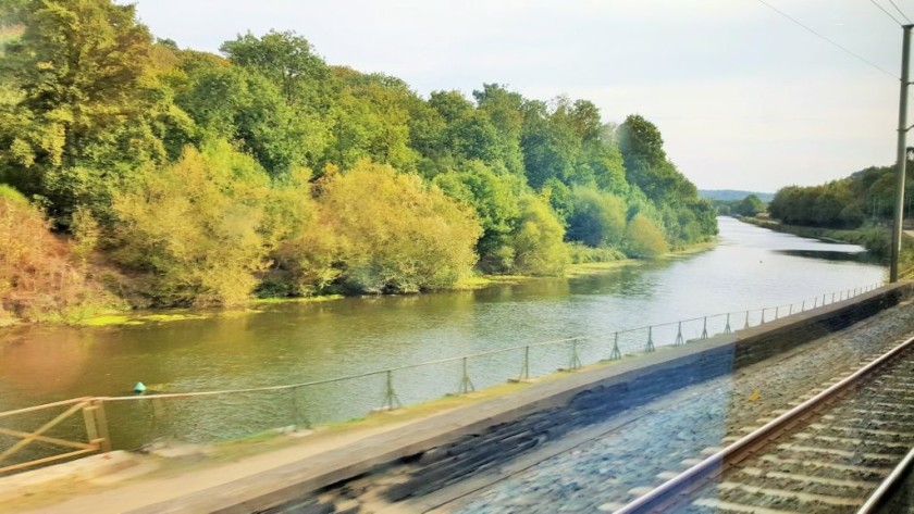 After Rennes the train will travel by the River Vilaine