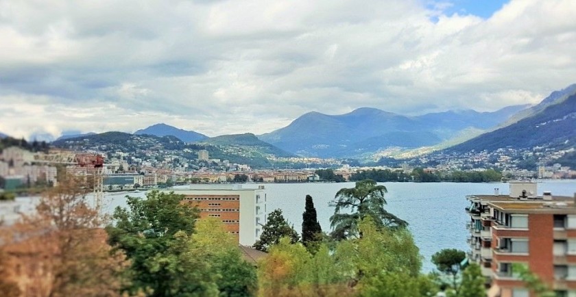 Arriving in Lugano
