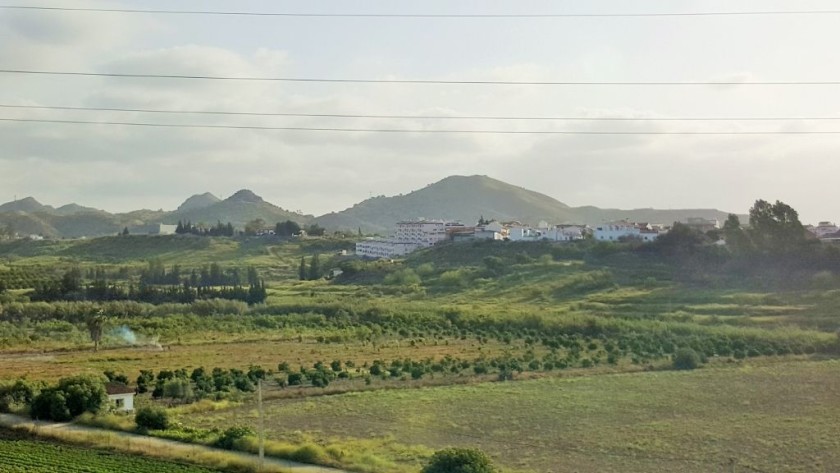 One of the most spectacular parts of the journey comes shortly before arrival in Malaga