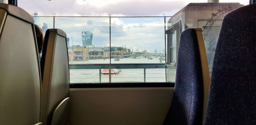 There are some spectacular views over The River Thames when these trains call at Blackfriars station